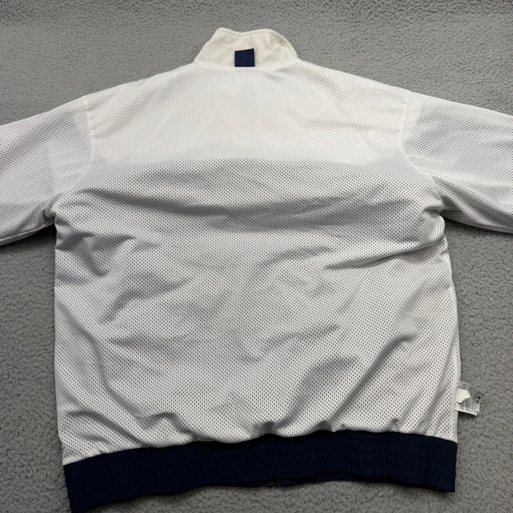 Nike BQ0295-100 Mens Size Large Air Jordan Tinker Legacy Navy Windbreaker Jacket